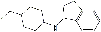 N-(4-ethylcyclohexyl)-2,3-dihydro-1H-inden-1-amine Struktur