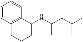 N-(4-methylpentan-2-yl)-1,2,3,4-tetrahydronaphthalen-1-amine Struktur