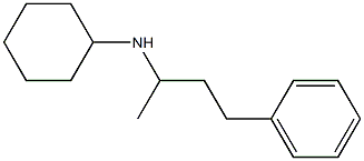 N-(4-phenylbutan-2-yl)cyclohexanamine Struktur