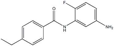 N-(5-amino-2-fluorophenyl)-4-ethylbenzamide Struktur
