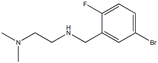 N'-(5-bromo-2-fluorobenzyl)-N,N-dimethylethane-1,2-diamine Struktur