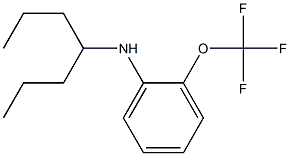 N-(heptan-4-yl)-2-(trifluoromethoxy)aniline Struktur