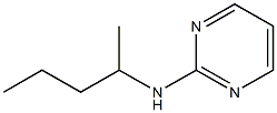 N-(pentan-2-yl)pyrimidin-2-amine Struktur