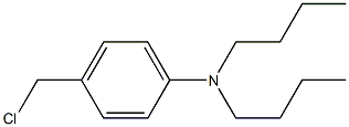 N,N-dibutyl-4-(chloromethyl)aniline Struktur