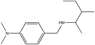 N,N-dimethyl-4-{[(3-methylpentan-2-yl)amino]methyl}aniline Struktur