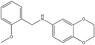 N-[(2-methoxyphenyl)methyl]-2,3-dihydro-1,4-benzodioxin-6-amine Struktur