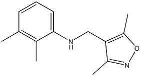 N-[(3,5-dimethyl-1,2-oxazol-4-yl)methyl]-2,3-dimethylaniline Struktur