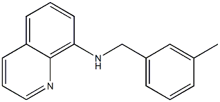 N-[(3-methylphenyl)methyl]quinolin-8-amine Struktur