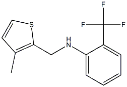 N-[(3-methylthiophen-2-yl)methyl]-2-(trifluoromethyl)aniline Struktur