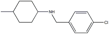 N-[(4-chlorophenyl)methyl]-4-methylcyclohexan-1-amine Struktur