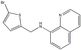 N-[(5-bromothiophen-2-yl)methyl]quinolin-8-amine Struktur