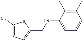 N-[(5-chlorothiophen-2-yl)methyl]-2,3-dimethylaniline Struktur