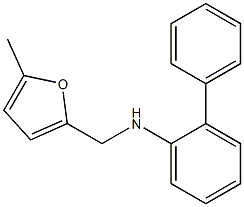 N-[(5-methylfuran-2-yl)methyl]-2-phenylaniline Struktur