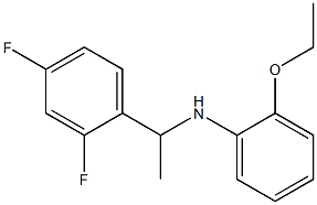 N-[1-(2,4-difluorophenyl)ethyl]-2-ethoxyaniline Struktur