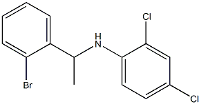 N-[1-(2-bromophenyl)ethyl]-2,4-dichloroaniline Struktur