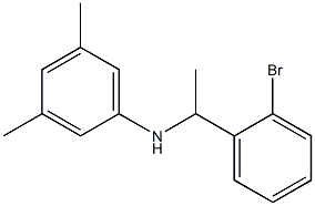 N-[1-(2-bromophenyl)ethyl]-3,5-dimethylaniline Struktur