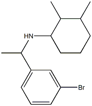 N-[1-(3-bromophenyl)ethyl]-2,3-dimethylcyclohexan-1-amine Struktur