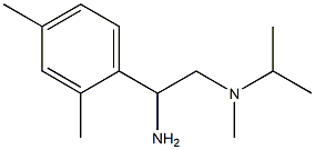 N-[2-amino-2-(2,4-dimethylphenyl)ethyl]-N-isopropyl-N-methylamine Struktur