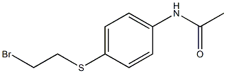 N-{4-[(2-bromoethyl)thio]phenyl}acetamide Struktur