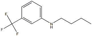 N-butyl-3-(trifluoromethyl)aniline Struktur