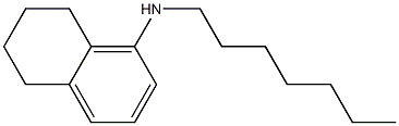 N-heptyl-5,6,7,8-tetrahydronaphthalen-1-amine Struktur