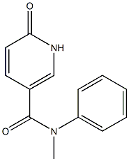 N-methyl-6-oxo-N-phenyl-1,6-dihydropyridine-3-carboxamide Struktur