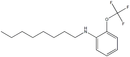 N-octyl-2-(trifluoromethoxy)aniline Struktur