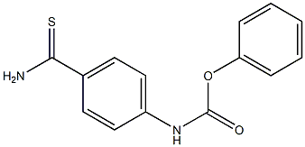 phenyl N-(4-carbamothioylphenyl)carbamate Struktur