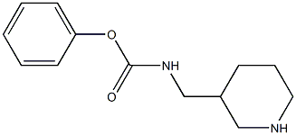 phenyl N-(piperidin-3-ylmethyl)carbamate Struktur