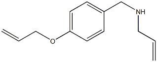 prop-2-en-1-yl({[4-(prop-2-en-1-yloxy)phenyl]methyl})amine Struktur