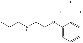 propyl({2-[2-(trifluoromethyl)phenoxy]ethyl})amine Struktur