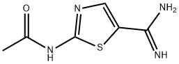 Acetamide,  N-[5-(aminoiminomethyl)-2-thiazolyl]- Struktur