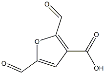 3-Furancarboxylic  acid,  2,5-diformyl- Struktur