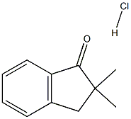 2,2-Dimethyl-1-indanone hydrochloride Struktur