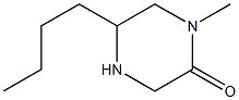 5-butyl-1-methylpiperazin-2-one Struktur