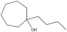 1-Butyl-cycloheptanol Struktur