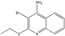 3-bromo-2-ethoxyquinolin-4-ylamine Struktur