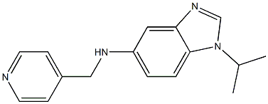 N-(1-isopropyl-1H-benzimidazol-5-yl)-N-(4-pyridinylmethyl)amine Struktur