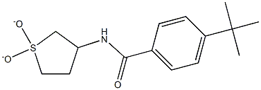 4-tert-butyl-N-(1,1-dioxidotetrahydro-3-thienyl)benzamide Struktur