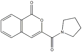 3-(1-pyrrolidinylcarbonyl)-1H-isochromen-1-one Struktur