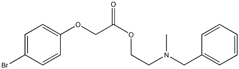 2-[benzyl(methyl)amino]ethyl (4-bromophenoxy)acetate Struktur