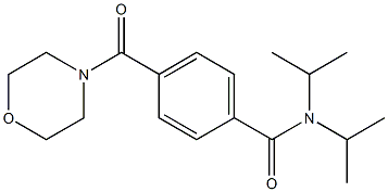 N,N-bis(1-methylethyl)-4-(morpholin-4-ylcarbonyl)benzamide Struktur