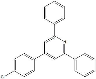 4-(4-chlorophenyl)-2,6-diphenylpyridine Struktur