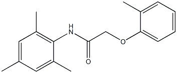 N-mesityl-2-(2-methylphenoxy)acetamide Struktur