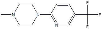 1-methyl-4-[5-(trifluoromethyl)-2-pyridinyl]piperazine Struktur