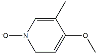 methyl 3-methyl-1-oxidopyridin-4-yl ether Struktur