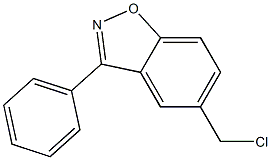 3-Phenyl-5-chloromethylbenzisoxazole Struktur