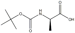 Boc-D-alanine  esterified  with  PAM  resin Struktur