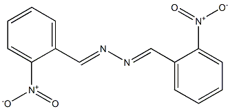 2-nitrobenzaldehyde N-[(E)-(2-nitrophenyl)methylidene]hydrazone Struktur