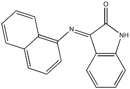 3-(1-naphthylimino)-1H-indol-2-one Struktur